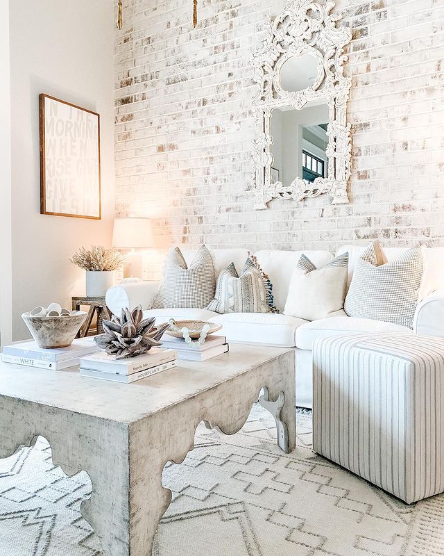 Elegant accent wall installation